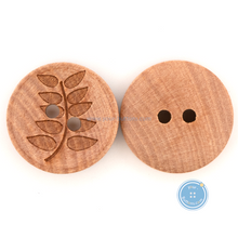 Load image into Gallery viewer, (3 pieces set) 15mm Litchi Wooden Button with laser
