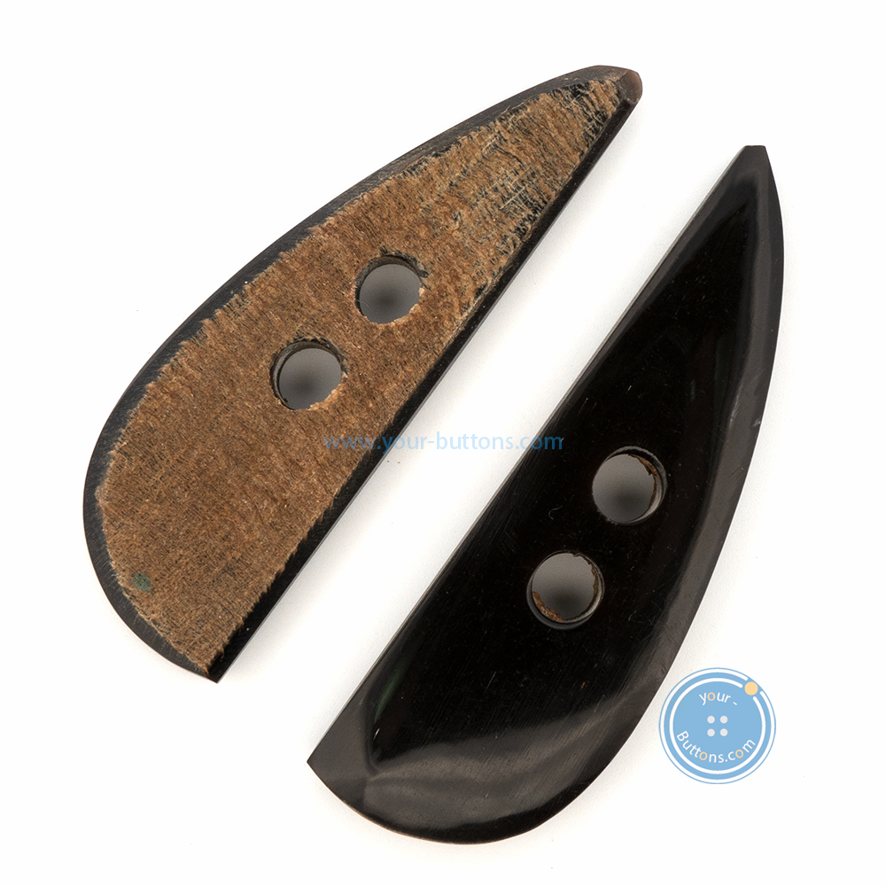 (1 piece set) 48mm Hand-Made Real Horn Button