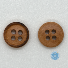 Load image into Gallery viewer, (3 pieces set) 9mm, 13mm, 15mm ,18mm &amp; 21mm Wood button
