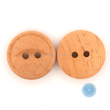 Load image into Gallery viewer, (3 pieces set) 15mm Cateye hole Wooden Button

