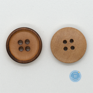 (3 pieces set) 9mm, 13mm, 15mm ,18mm & 21mm Wood button
