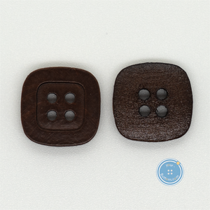 (3 pieces set) 18mm Square Wooden Button