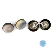 Load image into Gallery viewer, (2 pieces set) 11.5mm Mother of Pearl Cufflinks
