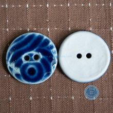 Load image into Gallery viewer, 26mm Handmade Pottery Button
