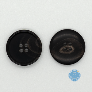 (3 pieces set) 21mm Small Rim Natural Horn Button