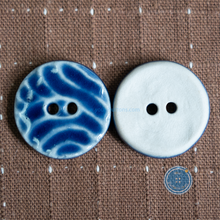 Load image into Gallery viewer, 21mm Handmade Pottery Button
