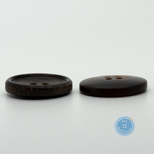 Load image into Gallery viewer, (3 pieces set) 22mm Brown Horn Button - Matt
