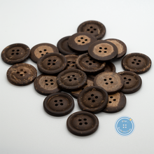 Load image into Gallery viewer, (3 pieces set) 24mm 4hole Coconut shell button
