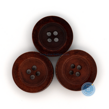 Load image into Gallery viewer, (3 pieces set) 20mm Dark Brown Wooden Button
