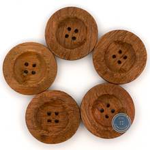 Load image into Gallery viewer, (3 pieces set) 30mm 4hole Wooden Button
