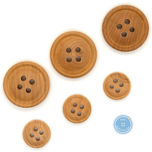 (3 pieces set) 11.5mm & 19mm Wooden Button