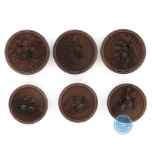 Load image into Gallery viewer, (3 pieces set) 18mm &amp; 20mm Brown Corozo Button
