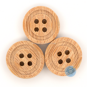 (3 pieces set) 15mm Bamboo Button