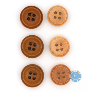 (3 pieces set) 13mm & 14mm Wooden Button