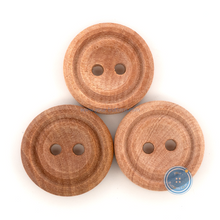 Load image into Gallery viewer, (3 pieces set) 17mm Litchi Wooden Button
