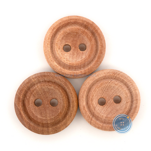 (3 pieces set) 17mm Litchi Wooden Button