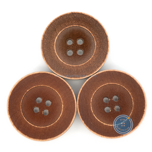 (3 pieces set) 34mm Large Wooden Button