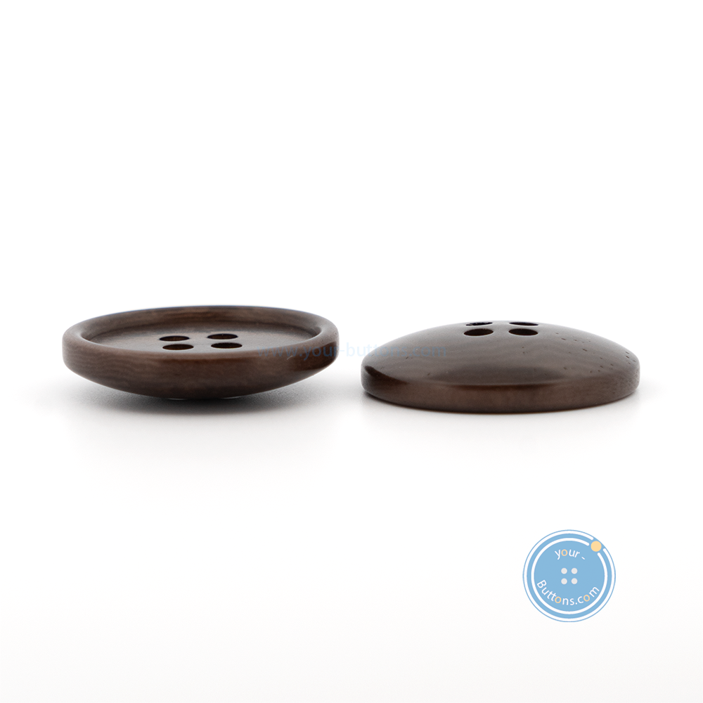 (3 pieces set) 18mm & 20mm Brown Corozo Button