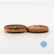 Load image into Gallery viewer, (3 pieces set) 13mm Wooden Button with Burnt Rim
