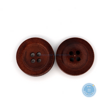Load image into Gallery viewer, (3 pieces set) 20mm Dark Brown Wooden Button
