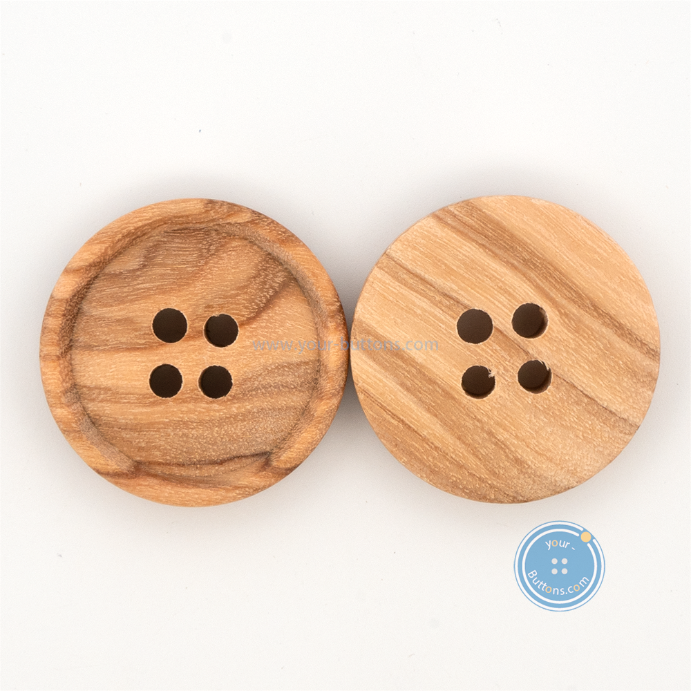 (3 pieces set) 20mm & 25mm Wooden Button