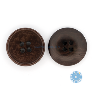 (3 pieces set) 18mm & 20mm Brown Corozo Button