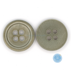 (3 pieces set) 15mm River Shell Button Spray Grey