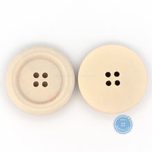 Load image into Gallery viewer, (3 pieces set) 35mm 4hole Wooden Button with distressed effect
