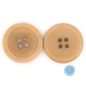 (3 pieces set) 25mm Beige Corozo Button