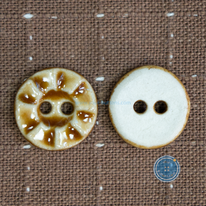 13mm Handmade Pottery Button