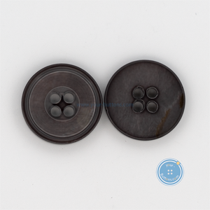 (3 pieces set) 15mm & 20mm Shell Button - Spray Grey