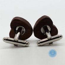 Load image into Gallery viewer, (2 pieces set) 18mm Wooden Cufflink
