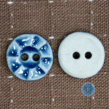 Load image into Gallery viewer, 13mm Handmade Pottery Button
