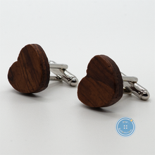 Load image into Gallery viewer, (2 pieces set) 18mm Wooden Cufflink
