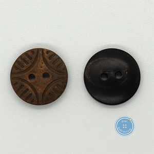 (3 pieces set) 15mm, 17mm & 20mm Handmade Horn Button