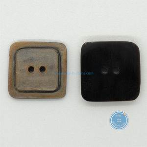 (2 pieces set) 29mm Hand-Made Horn Button