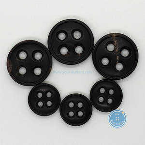 (3 pieces set) 17mm & 25mm Real Horn Button