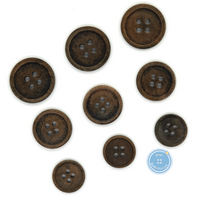 Load image into Gallery viewer, (3 pieces set) 12.5mm 15mm &amp; 17mm Wooden Button
