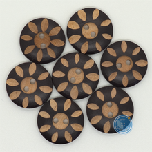 Load image into Gallery viewer, (3 pieces set) 20mm Wooden Button with pattern
