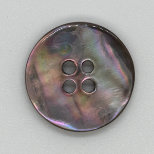 (3 pieces set) 18mm 4hole Abalone Button Smoke