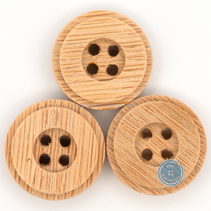 (3 pieces set) 14mm Bamboo Button