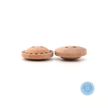 Load image into Gallery viewer, (3 pieces set) 15mm Wooden Button with burnt pattern
