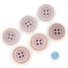 Load image into Gallery viewer, (3 pieces set) 15mm DTM Purple Wooden Button
