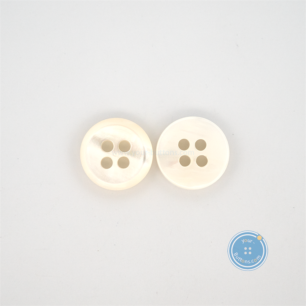 (3 pieces set) 11mm Mother of Pearl shell