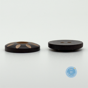 (3 pieces set) 20mm Wooden Button with pattern