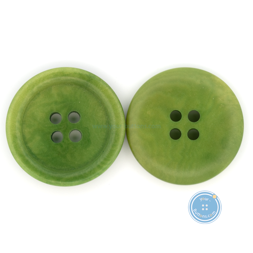 (3 pieces set) 22mm Green Corozo Button