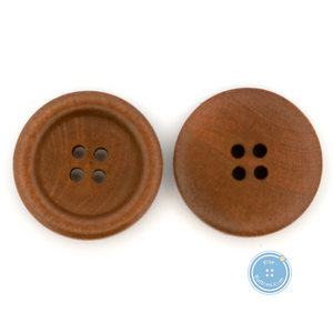 (3件套) 25mm &amp; 28mm 4hole Wooden Button