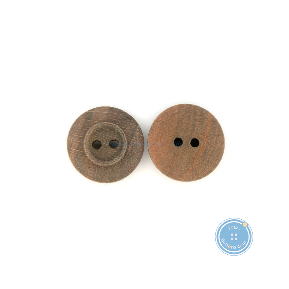 (3 pieces set) 18mm Distressed DTM Sand Wooden Button