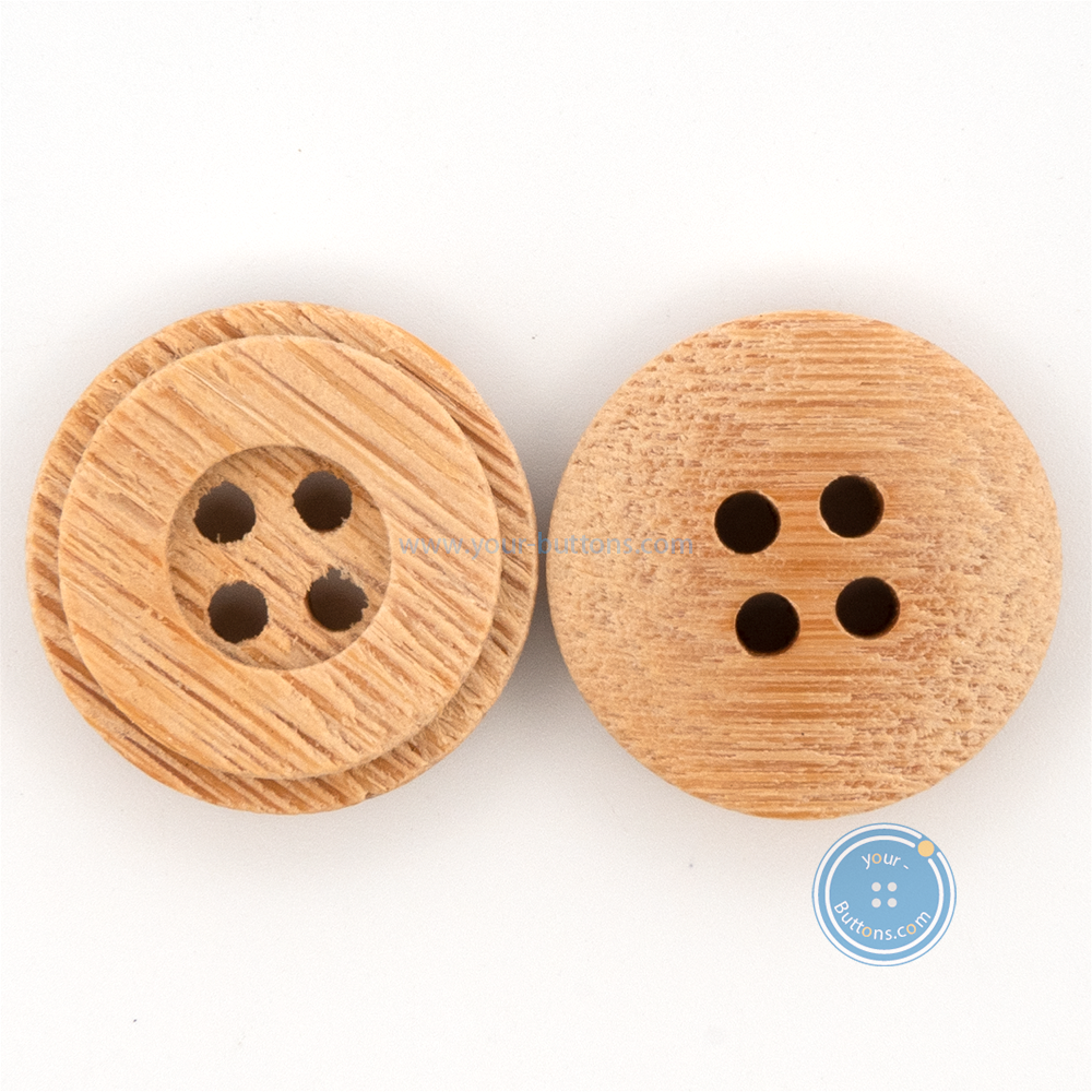 (3 pieces set) 14mm Bamboo Button