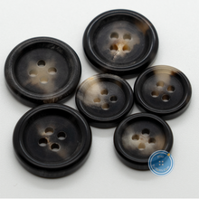 Load image into Gallery viewer, (3 pieces set) 15mm &amp; 20mm 4hole Natural color Italy suit button
